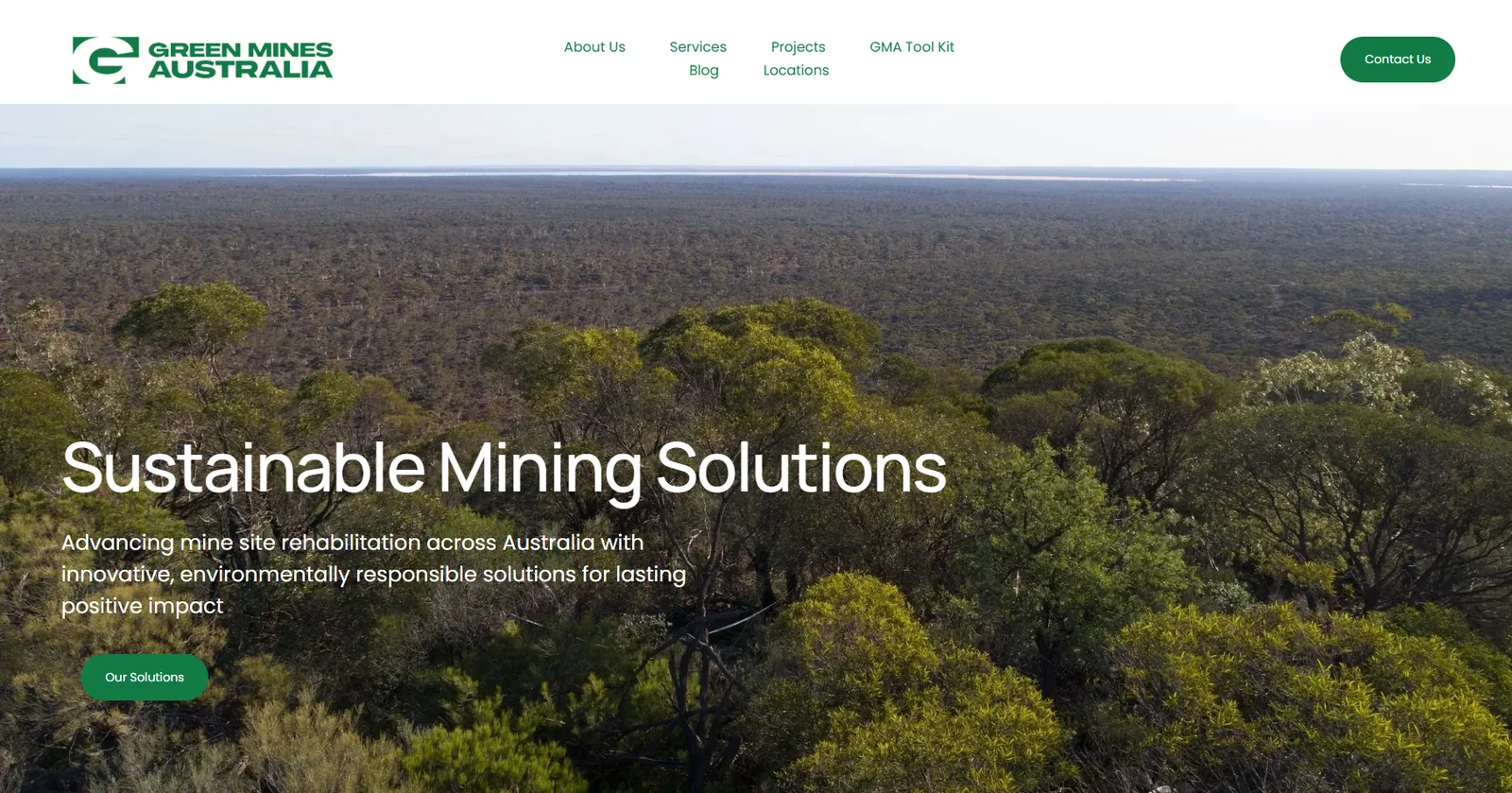 Green Mines — Website — screenshot 2