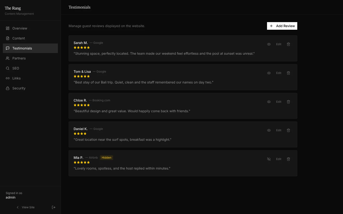 The Rang Uluwatu — screenshot 2